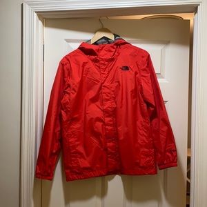 North face, Orange, Rain jacket